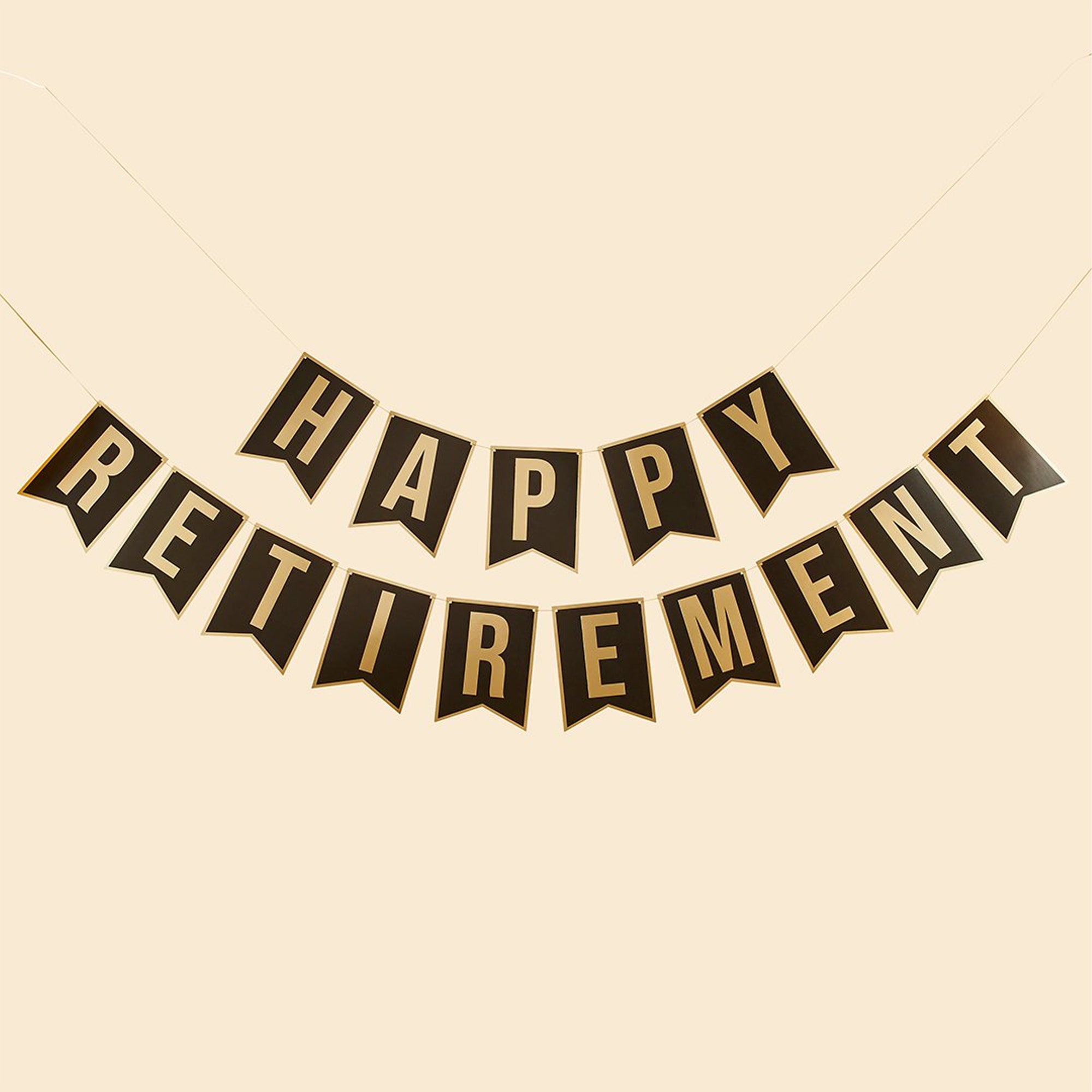 Banner-HBHR100 - Happy Retirement Card Banner-Hootyballoo