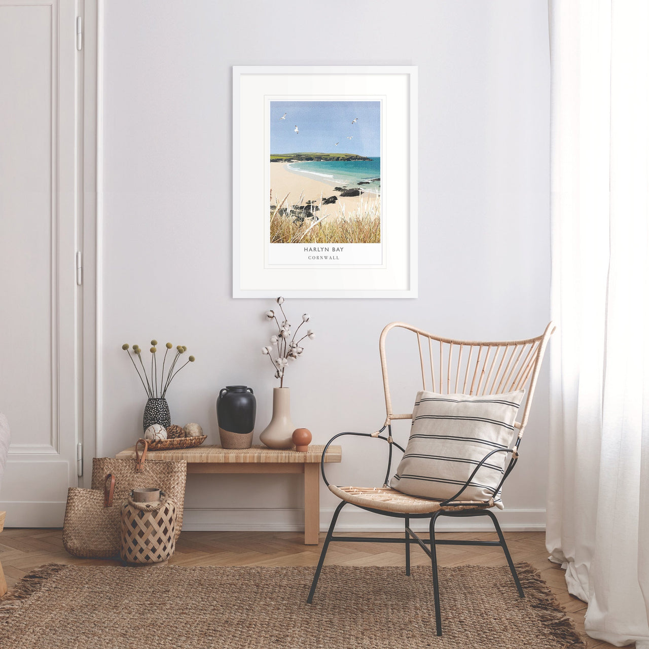 Print-WF108P - Harlyn Bay II Art Print-Whistlefish