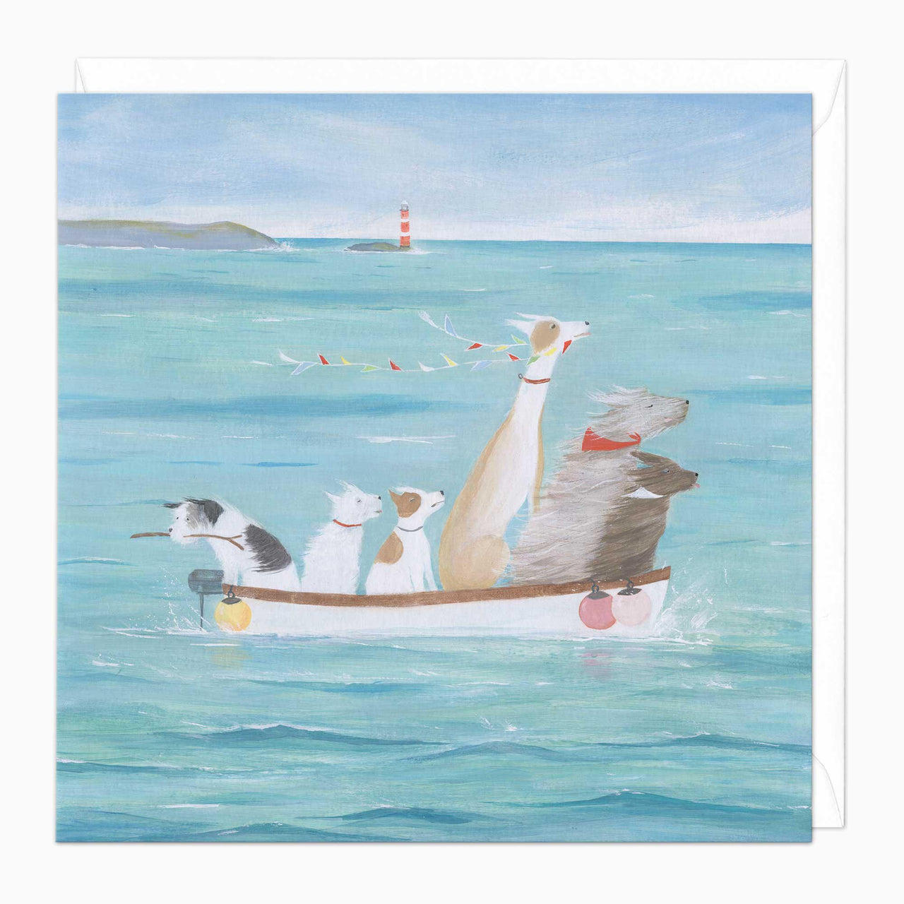 Greeting Card-G312 - Headwind Art Card-Hannah Cole