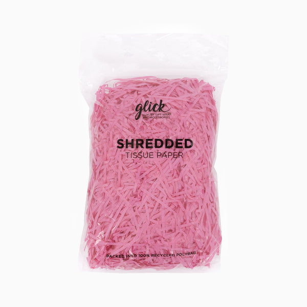 Tissue Paper-TPR04 - Hot Pink Shredded Tissue Paper-Glick