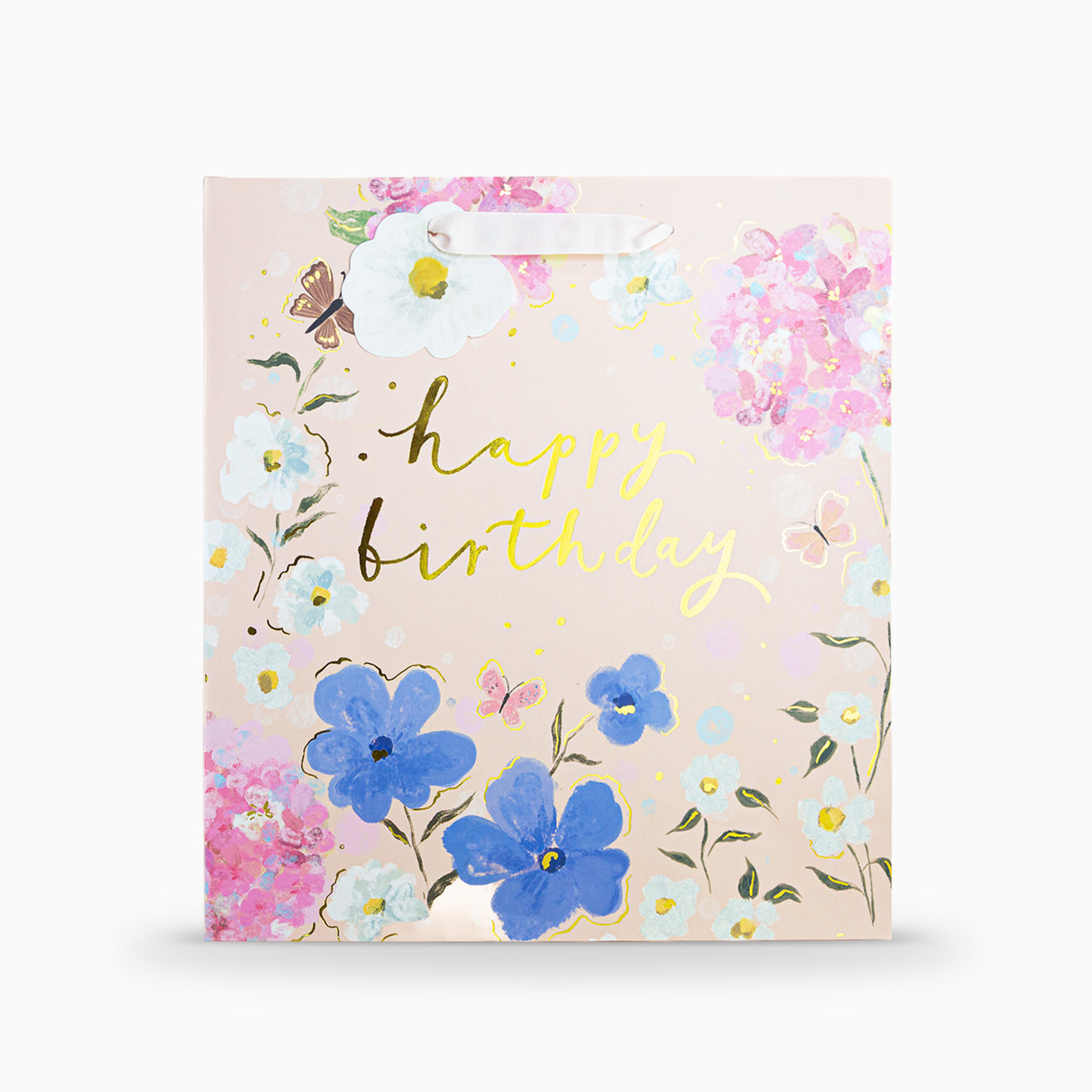 Gift Bag-WGB02LB - Hydrangea Garden Large Gift Bag-Whistlefish