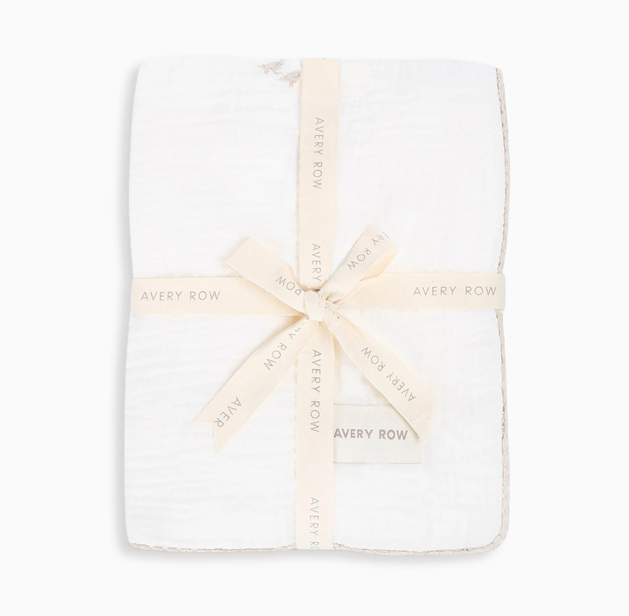 Organic Baby Muslins-EMBLFA - Little Farm Embroidered Muslin Blanket-Avery Row