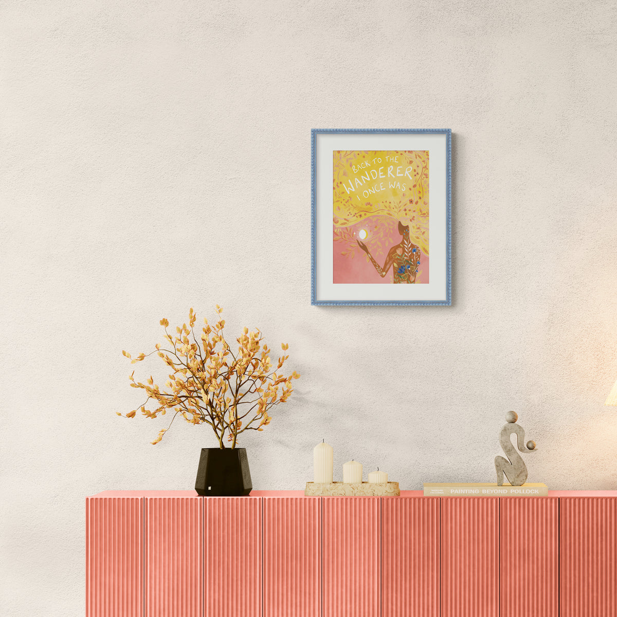 Back To The Wanderer Framed Print - Whistlefish