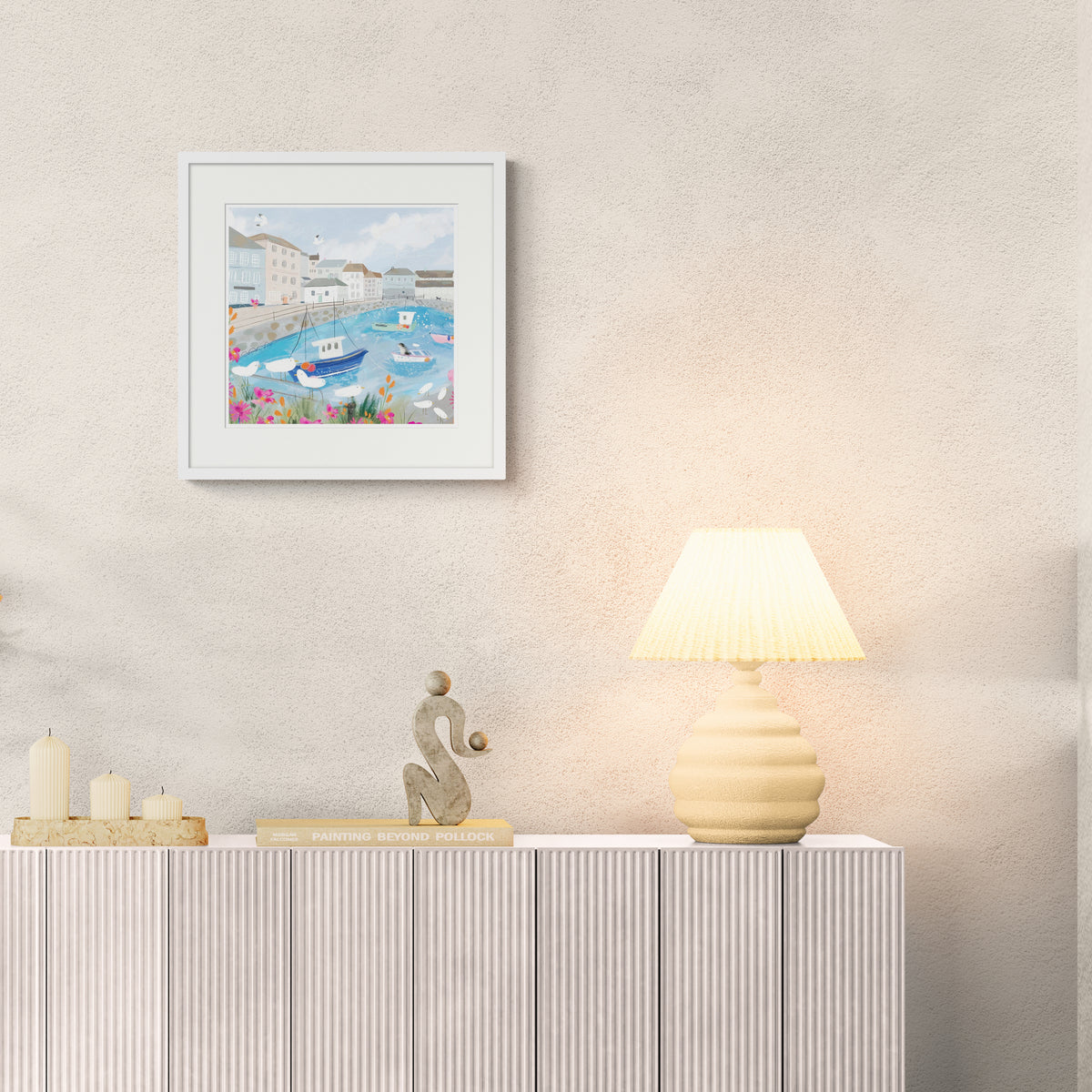 Falmouth in Summer Framed Print - Whistlefish