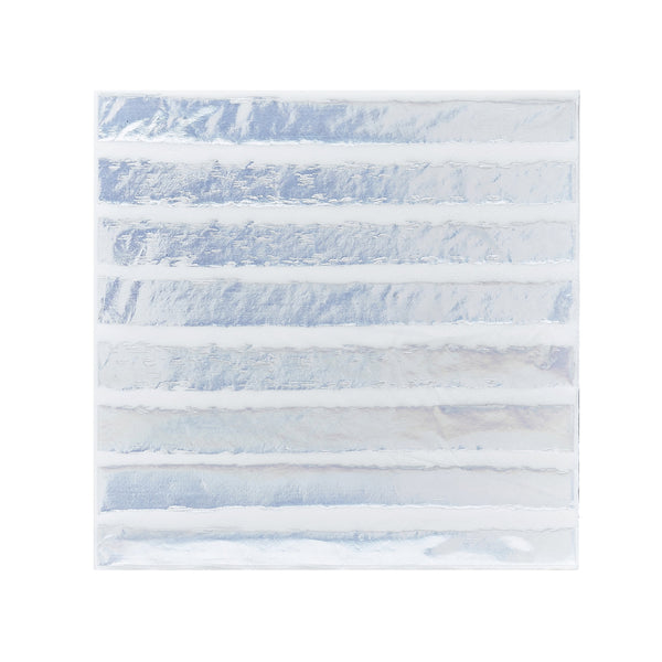 Paper Napkins-HBMM136 - Iridescent Striped Paper Napkins-Hootyballoo