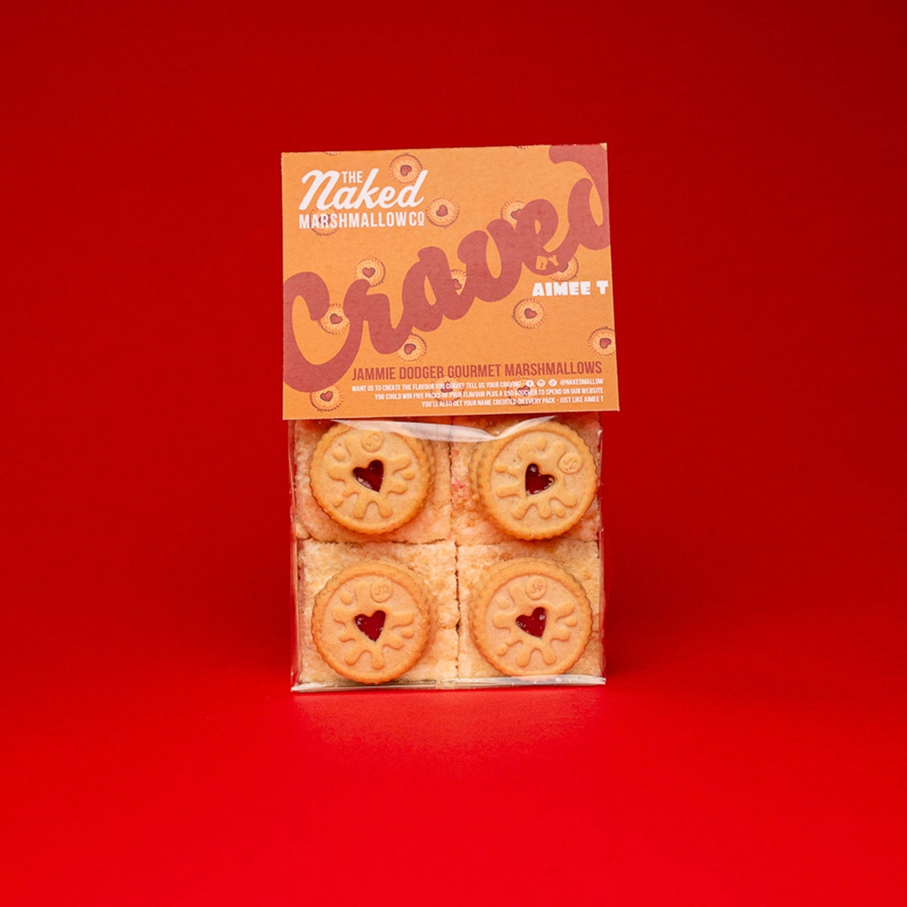 Marshmallows-NMC_JD - Jammie Dodger Gourmet Marshmallows-The Naked Marshmallow Co.