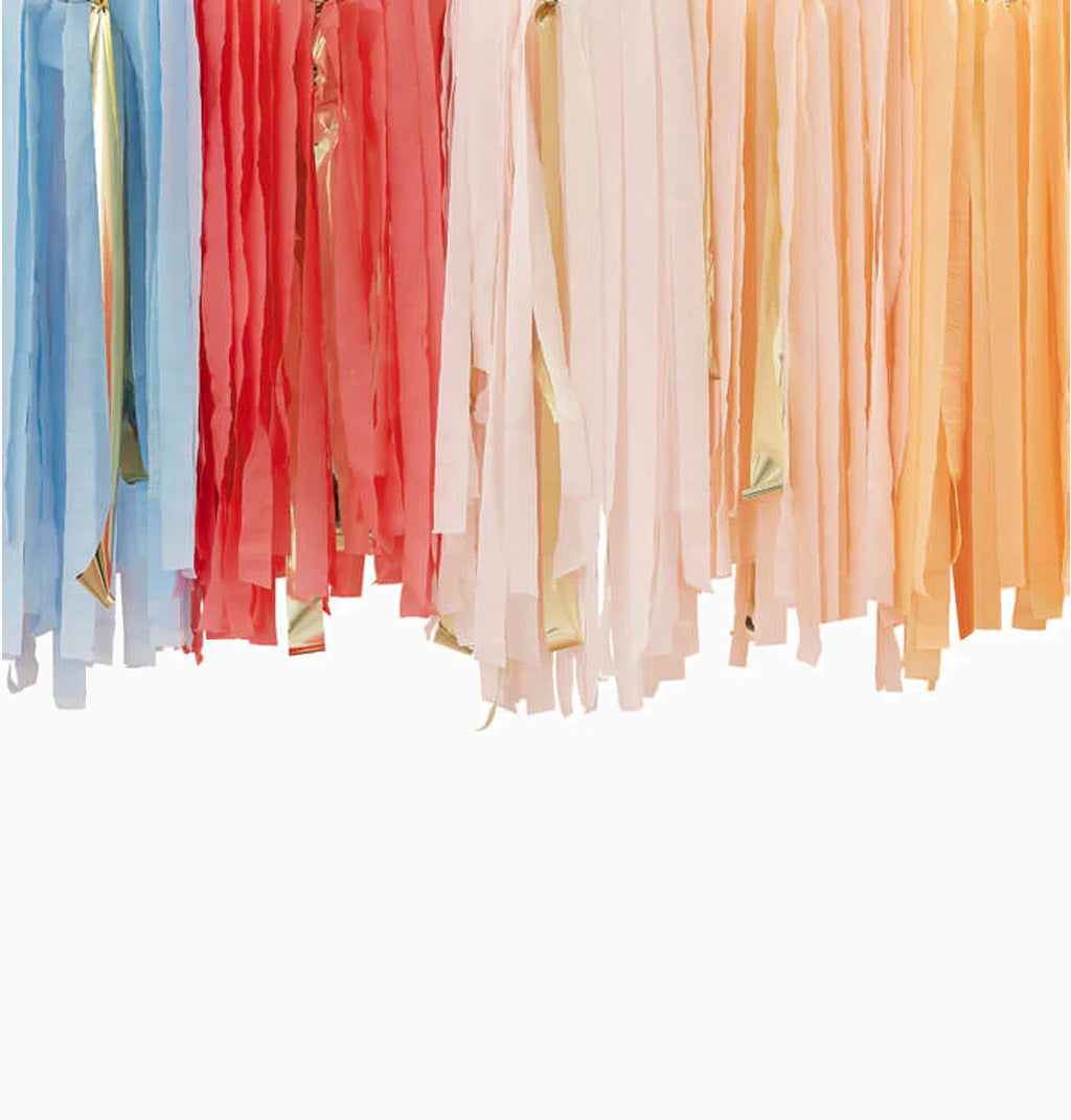 Bunting-HAP-102 - Large Pastel Streamer Ceiling Decoration-Ginger Ray