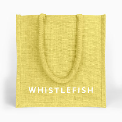 Lemon Small Jute Bag - Whistlefish