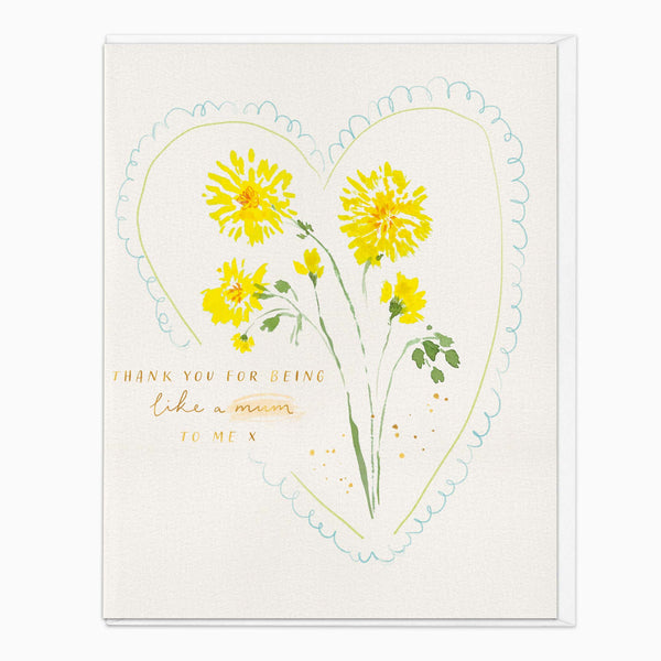 Greeting Card-G423 - Like a Mum Thank You Card-Whistlefish