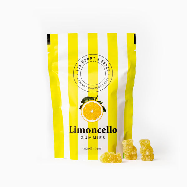 Gummy Sweets-5060736014011 - Limoncello Gummy Bears-Ask Mummy & Daddy