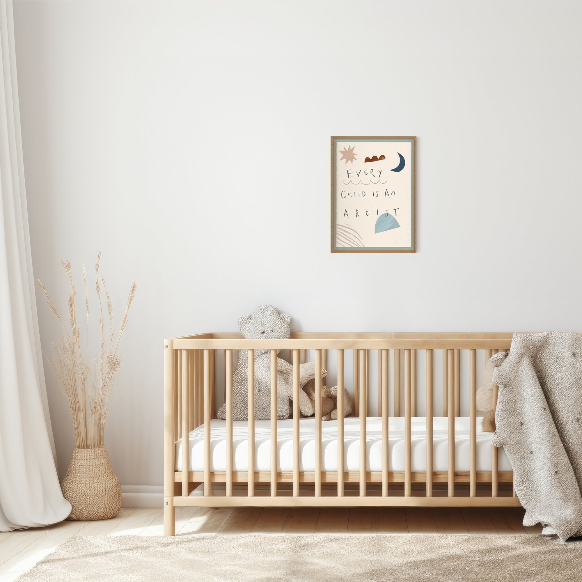 Framed Print-WF1178F - Little Artist Medium Framed Print-Whistlefish