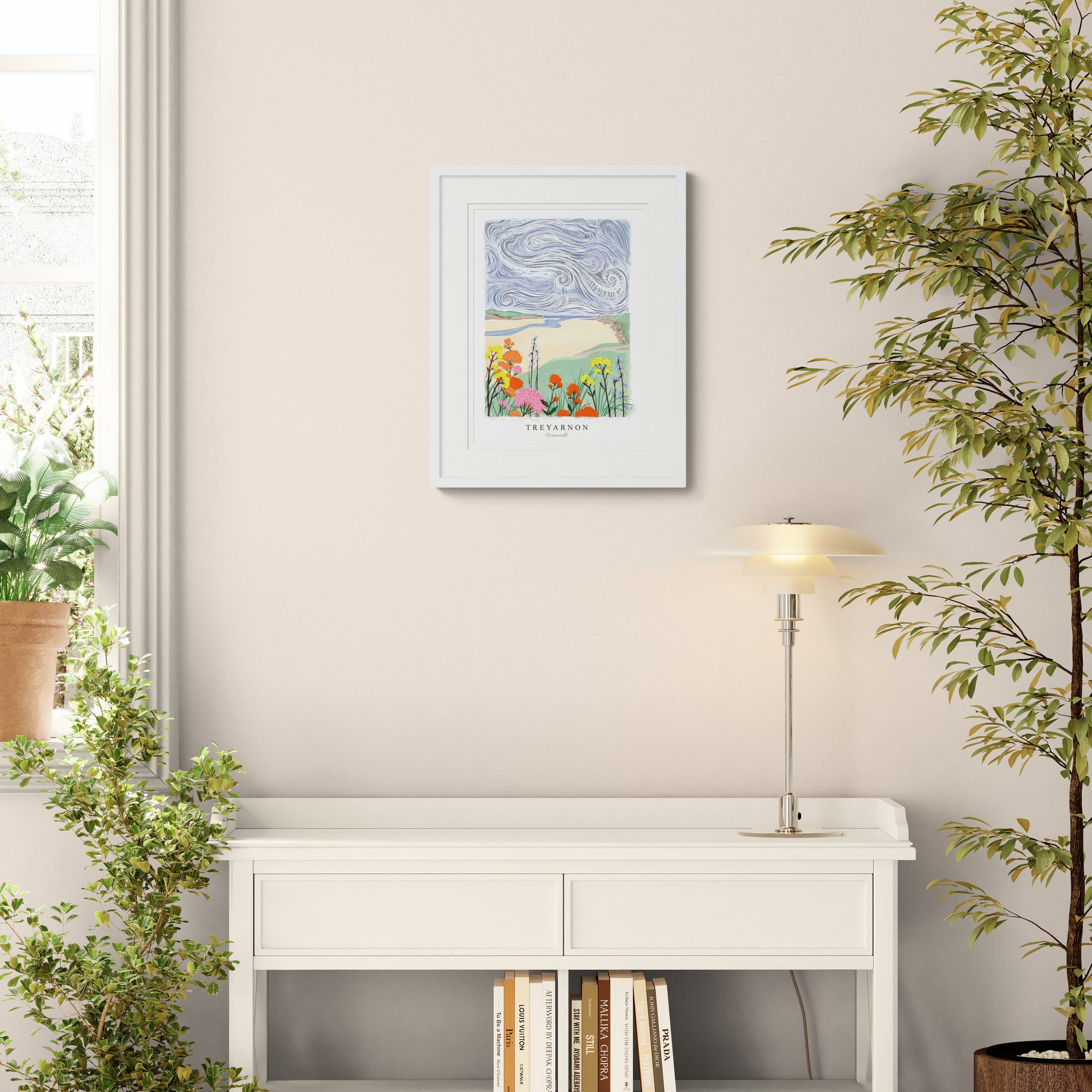 Treyarnon Lino Small Framed Print - Whistlefish