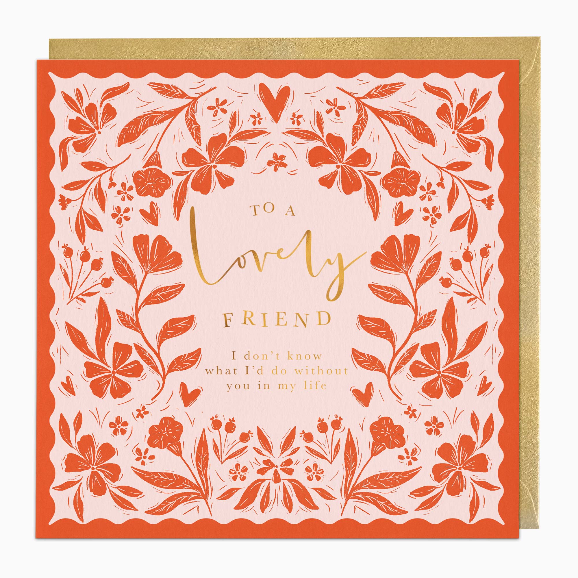 Greeting Card-H033 - Lovely Friend Card-Whistlefish