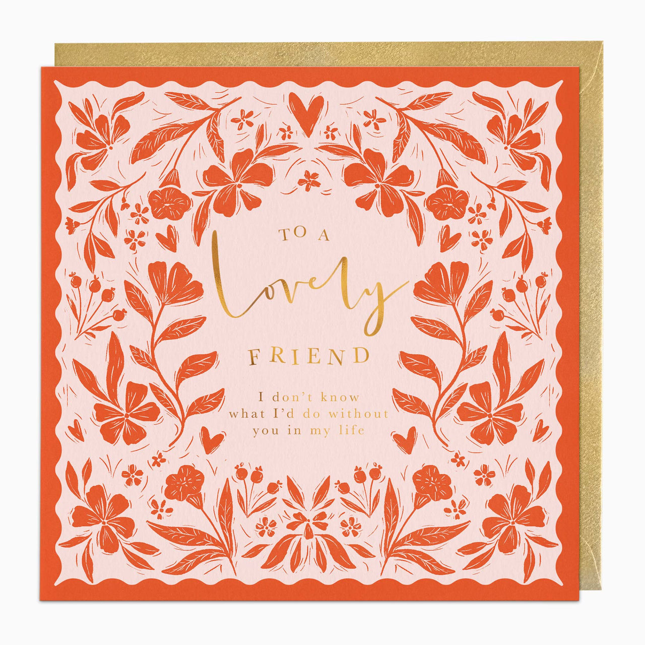 Greeting Card-H033 - Lovely Friend Card-Whistlefish