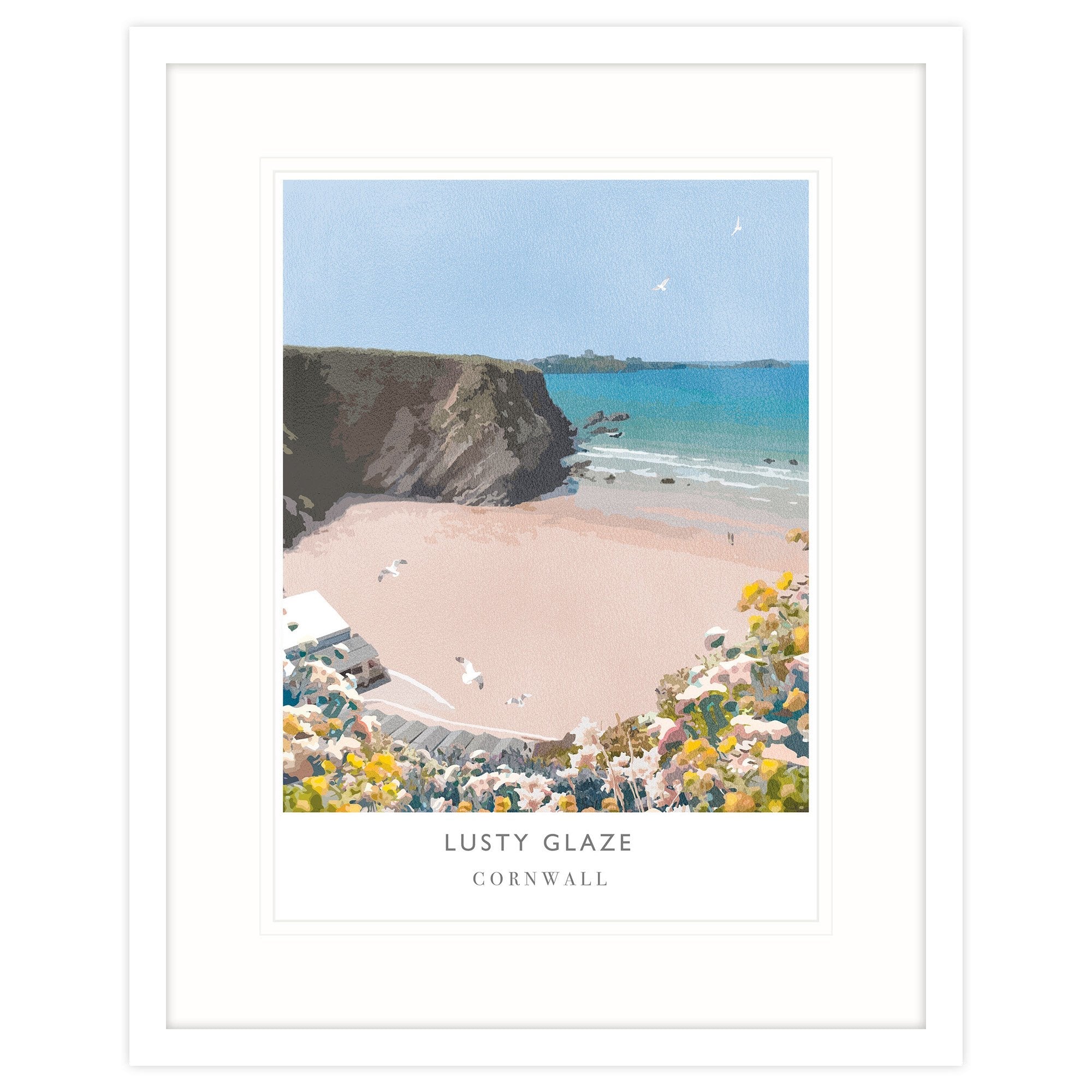 WF103F Lusty Glaze Large Framed Print