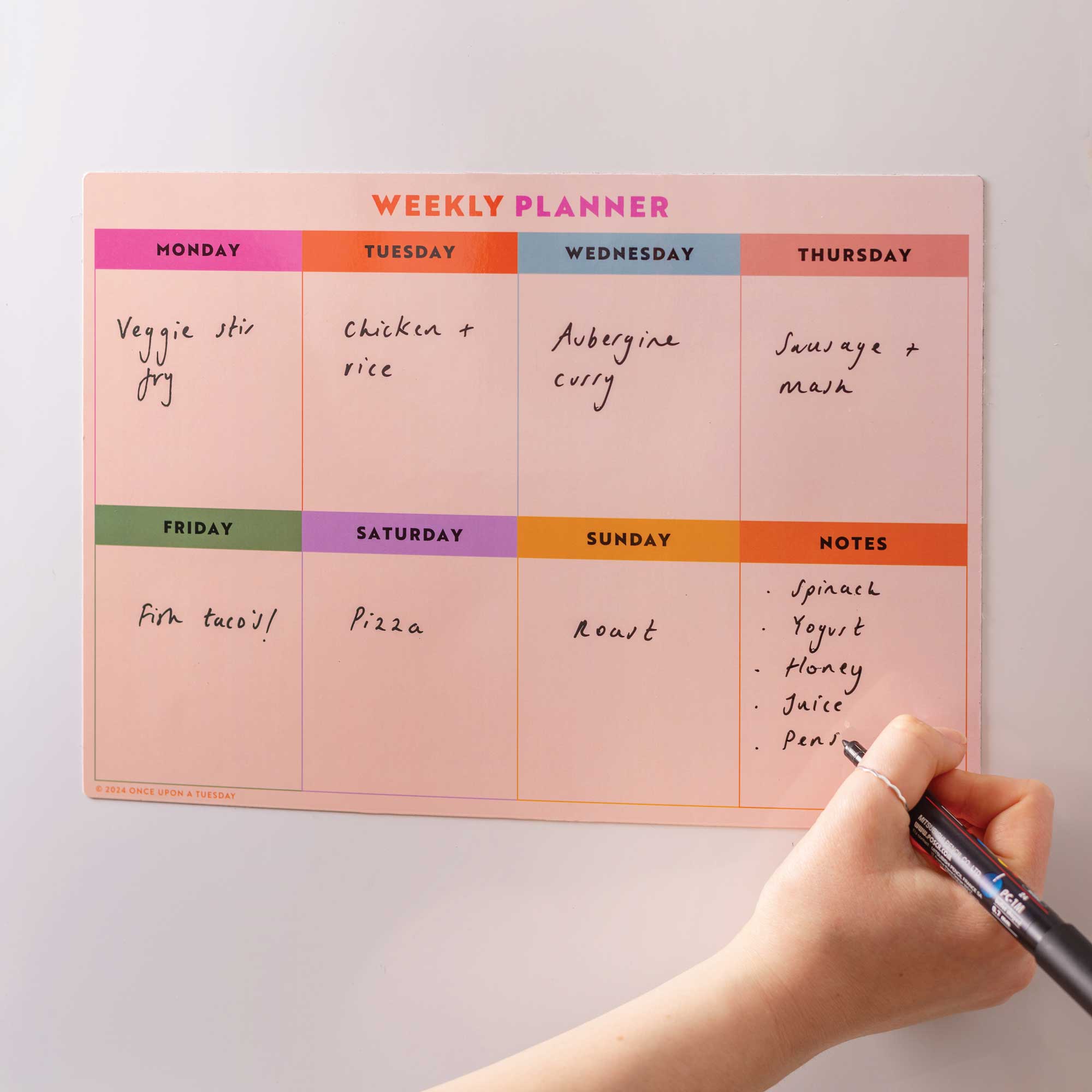 Planner-TUE-MFP-WKL-MRG-A4 - Magnetic Rainbow Planner-Whistlefish & Co
