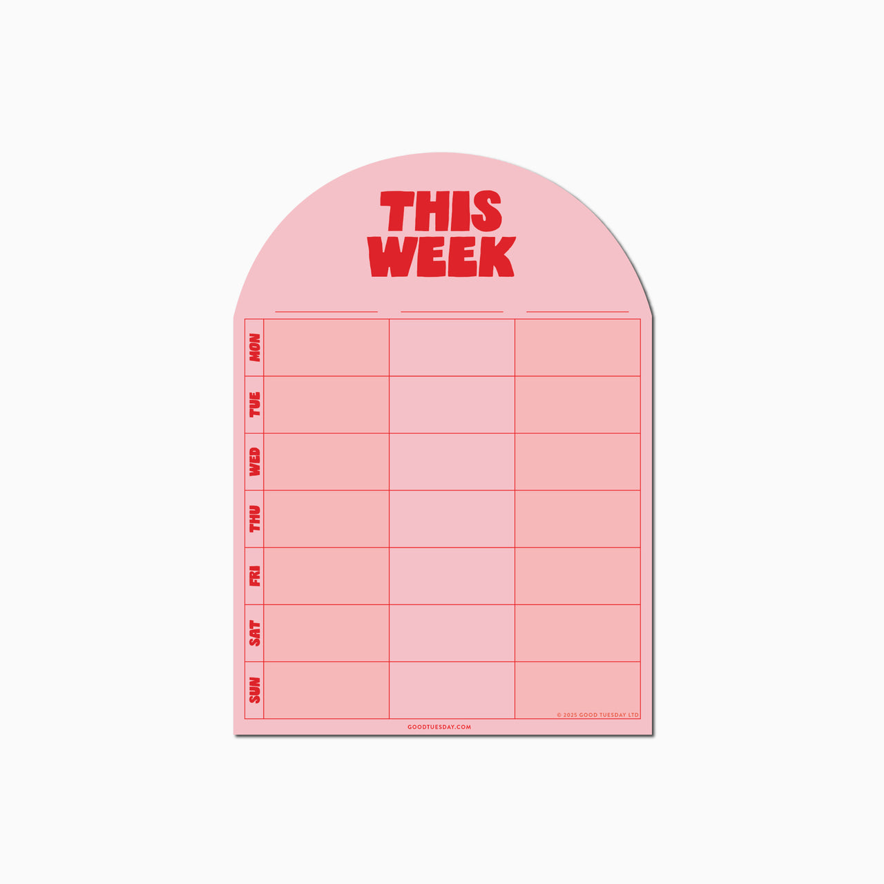 Weekly Planner-TUE-MFP-WKL-PNR-A4-W - Magnetic Weekly Planner-Whistlefish & Co