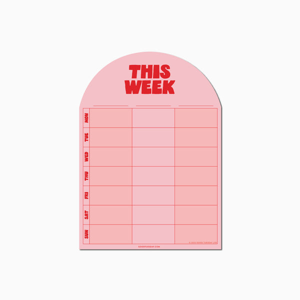 Weekly Planner-TUE-MFP-WKL-PNR-A4-W - Magnetic Weekly Planner-Whistlefish & Co