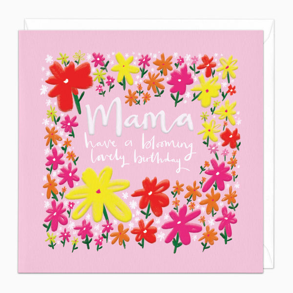 Greeting Card-H218 - Mama Blooming Birthday Card-Whistlefish