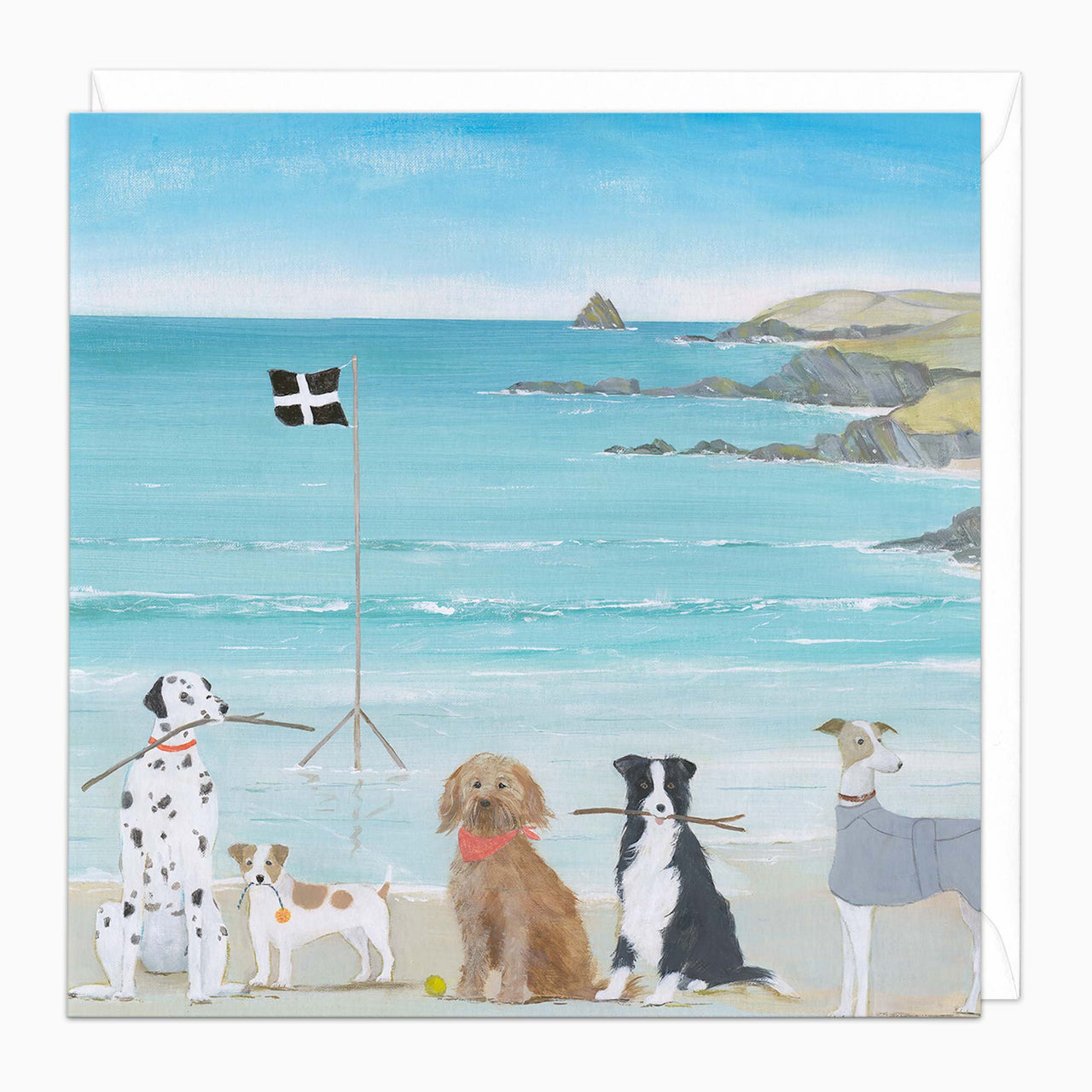 Greeting Card-H157 - Man's Best Friend Art Card-Whistlefish