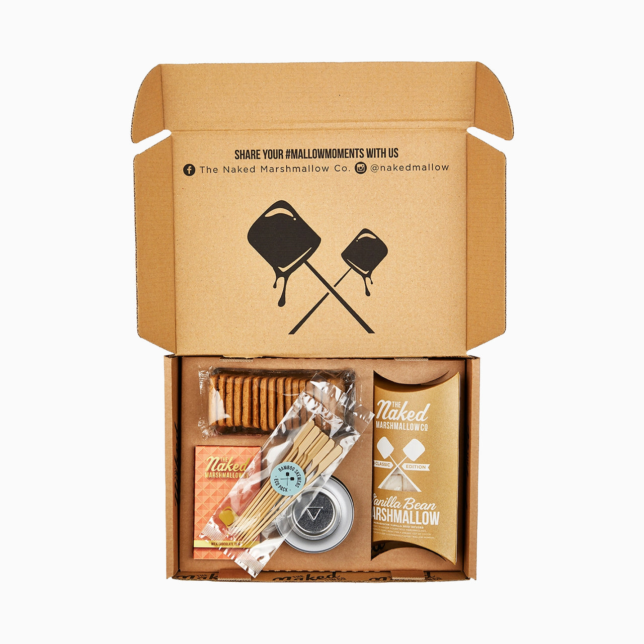 Marshmallows Gift Set-NMC_SK - Marshmallow S'mores Gift Set-The Naked Marshmallow Co.
