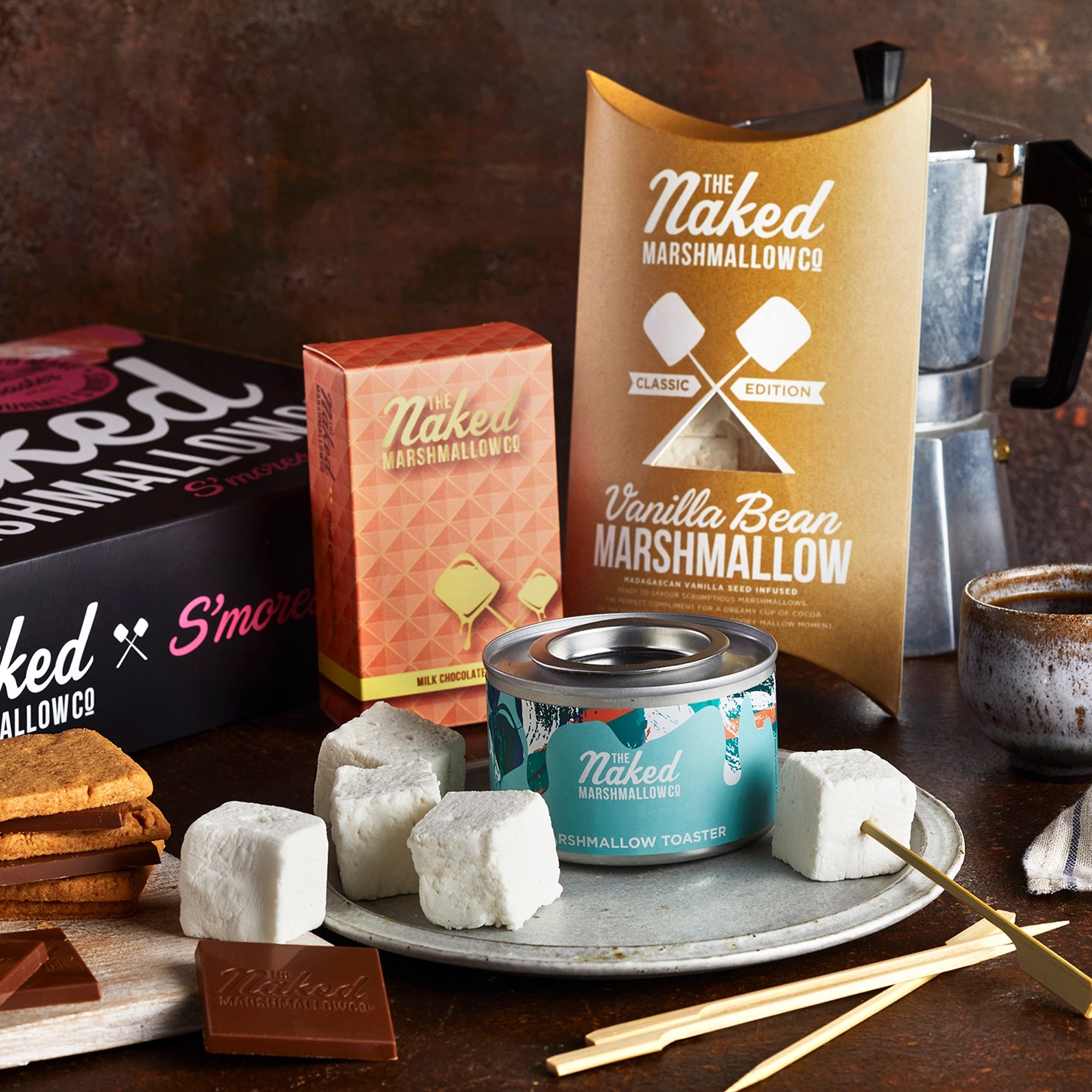 Marshmallows Gift Set-NMC_SK - Marshmallow S'mores Gift Set-The Naked Marshmallow Co.