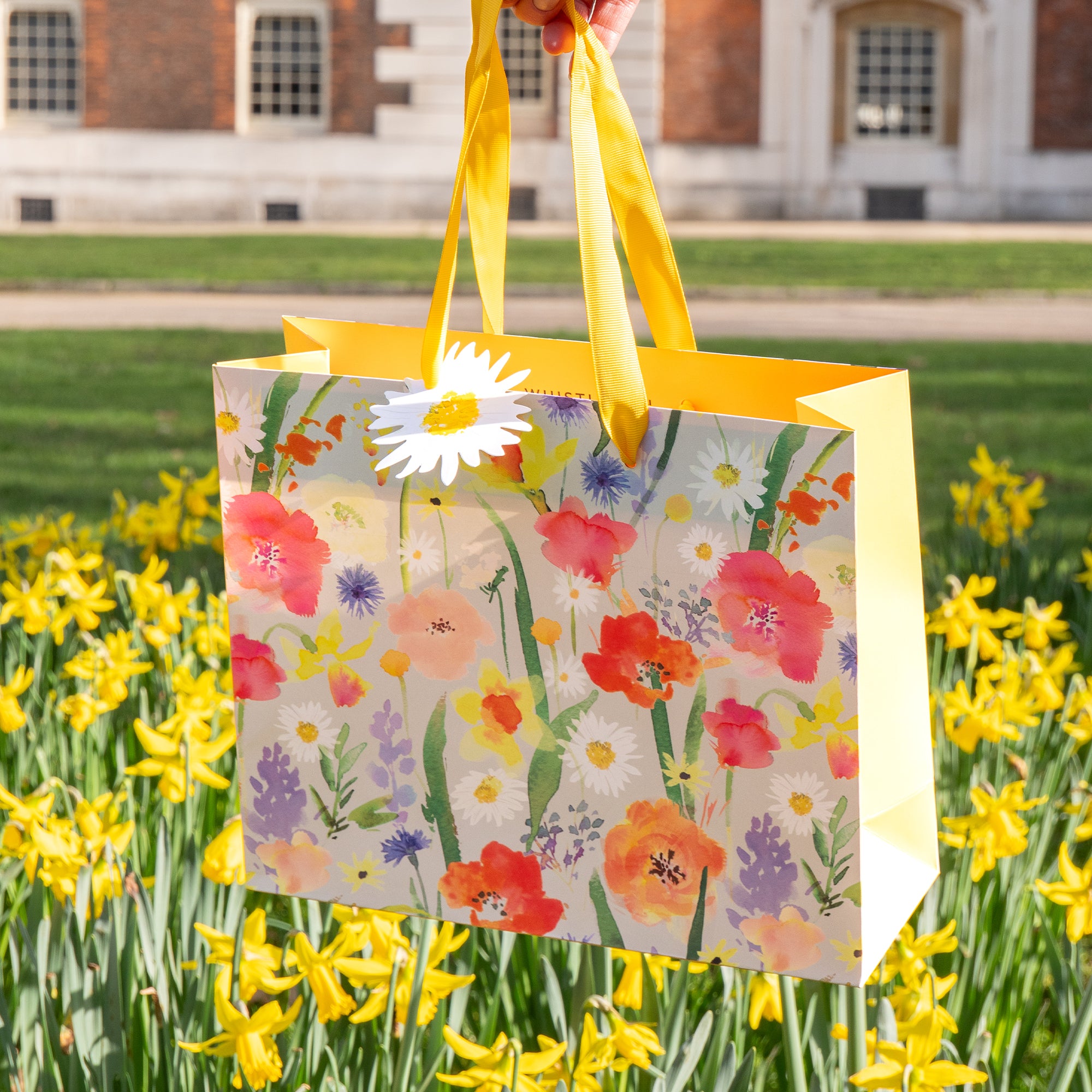 Gift Bag-MM01MB - Meadow Morning Medium Gift Bag-Whistlefish