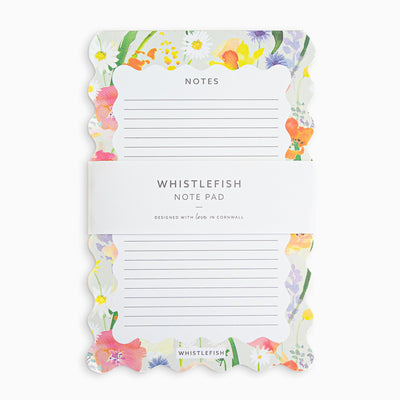 Meadow Morning Scalloped Notepad - Whistlefish