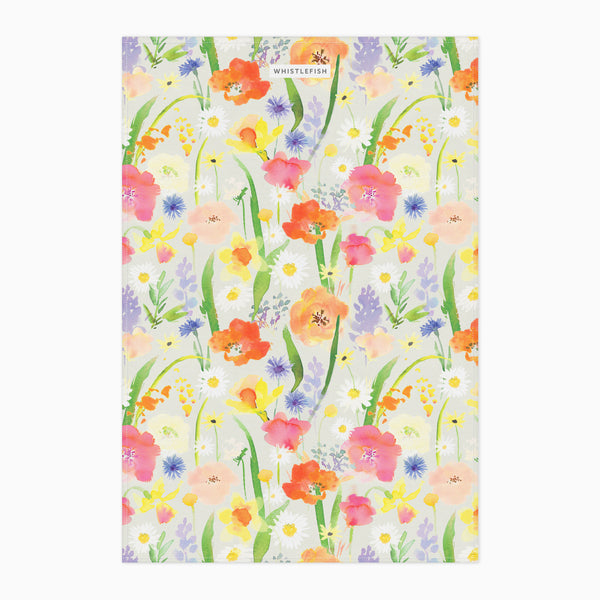 Tea Towel-WTT296 - Meadow Morning Tea Towel-Whistlefish