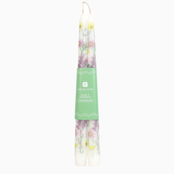 Candle Set-CNDL-MEAD - Meadow Taper Dinner Candles 2 Pack-Talking Tables