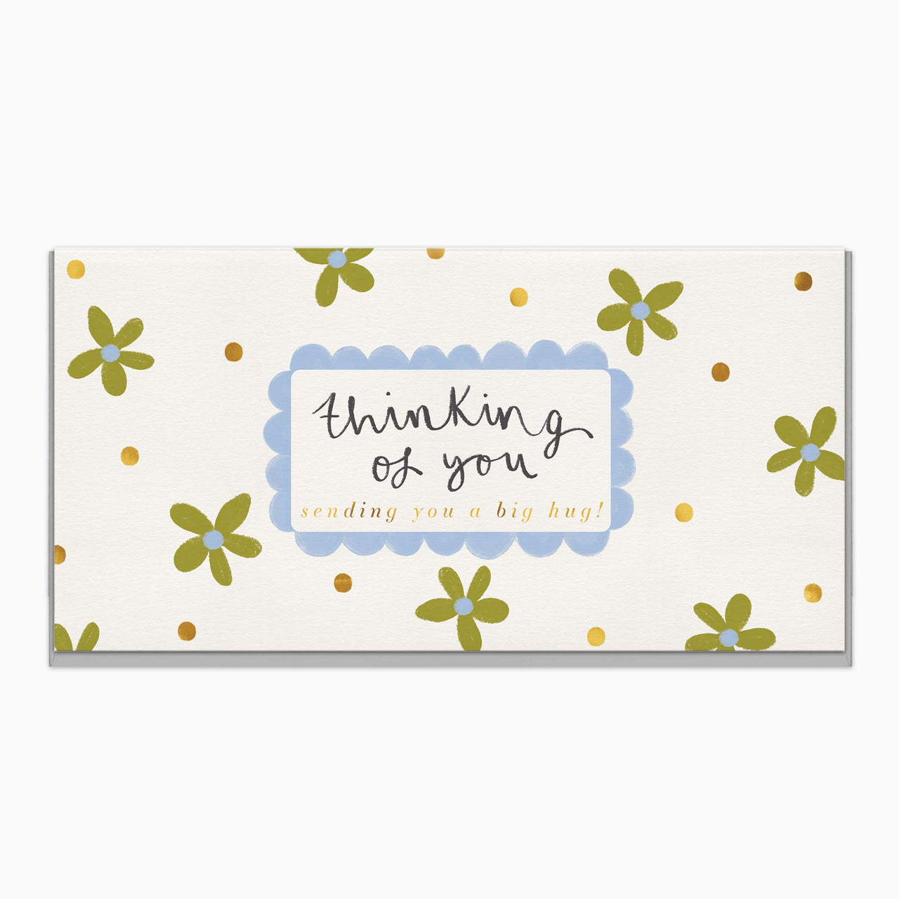 Greeting Card-H055 - Minimal Floral Thinking Of You Card-Whistlefish