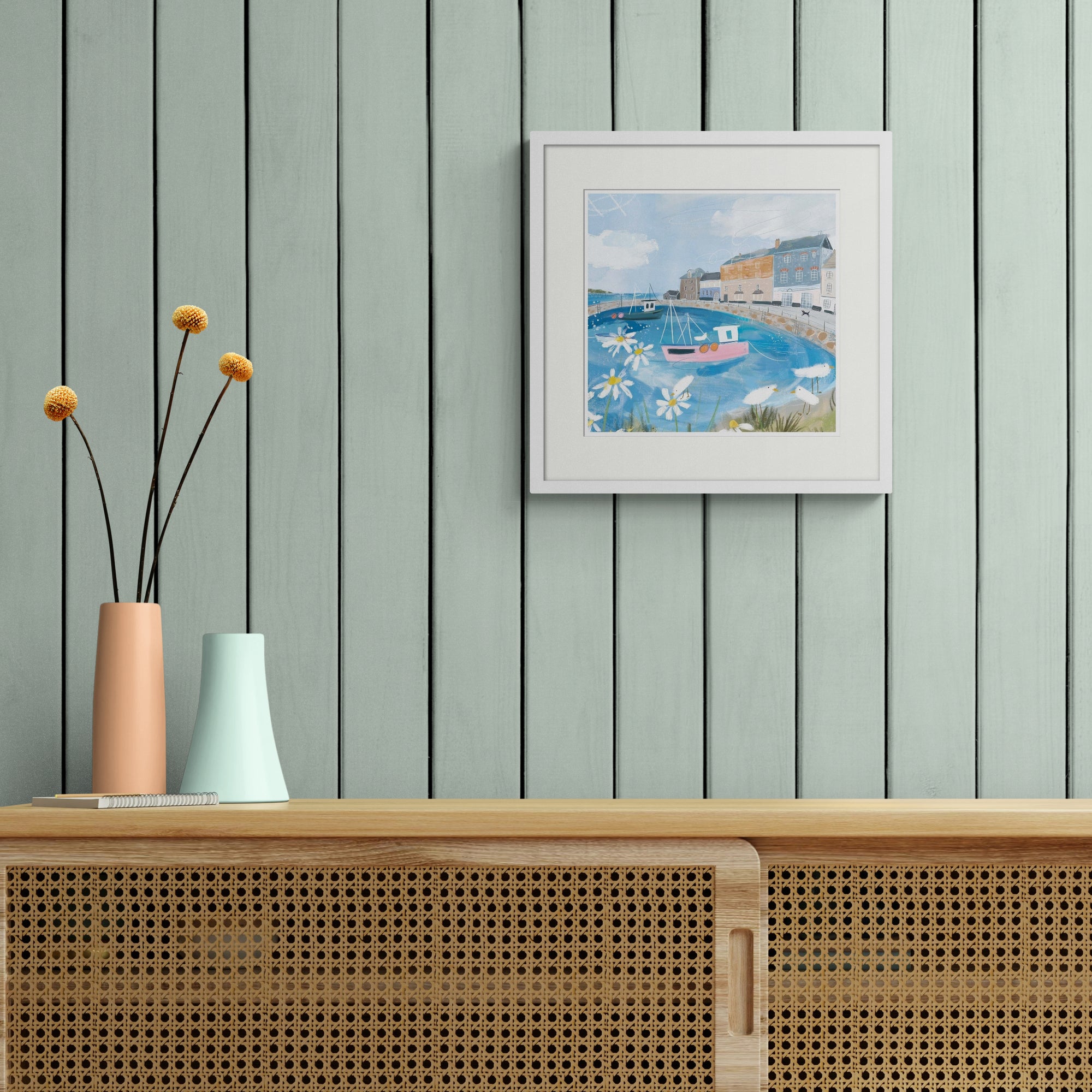 Padstow in Summer Framed Print - Whistlefish