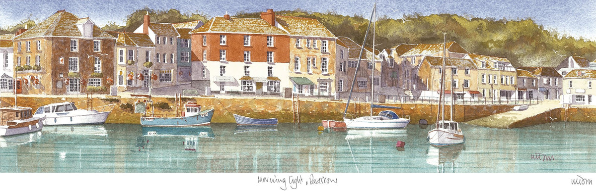 JW144P Morning Light Padstow Art Print