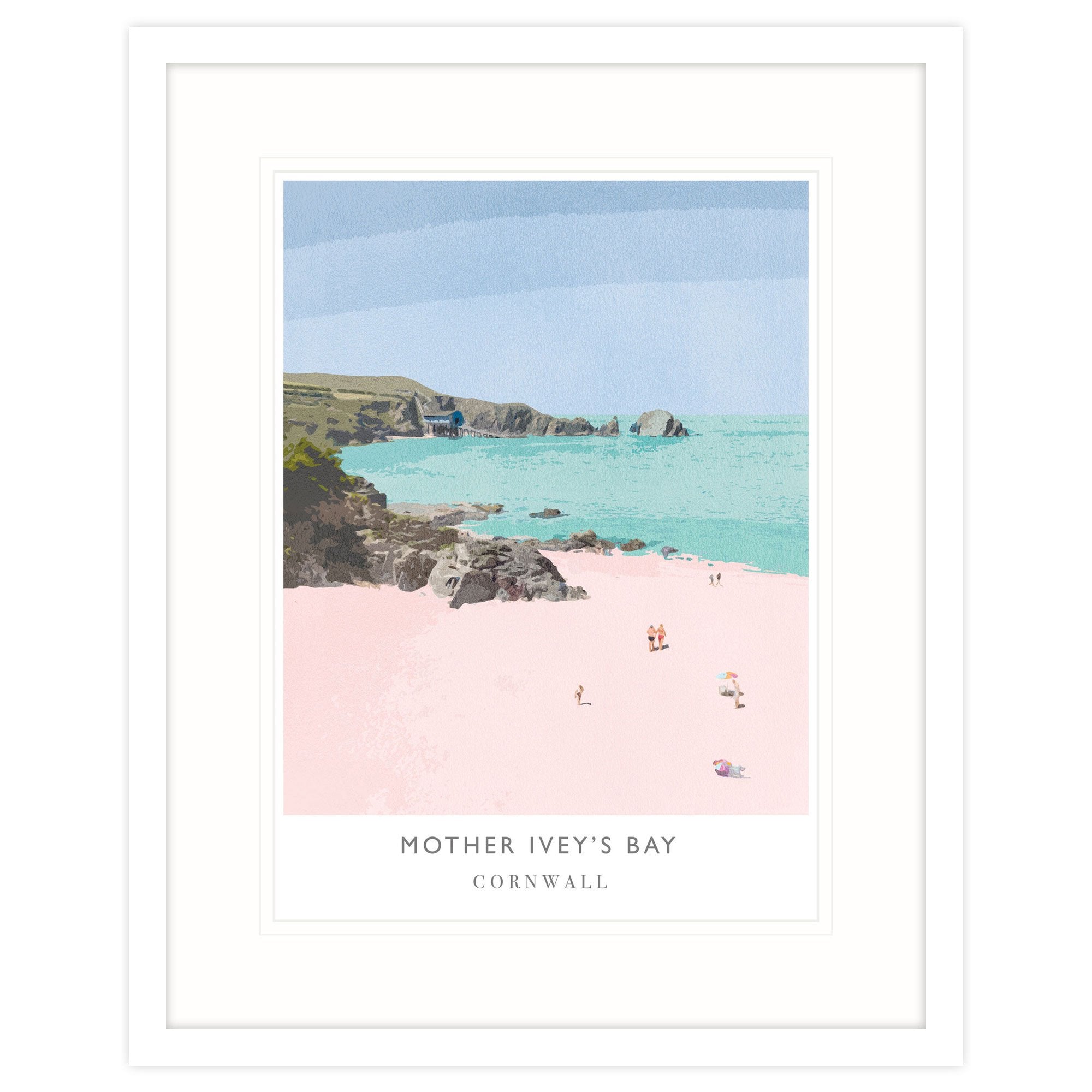 WF76F Mother Iveys Bay Framed Print