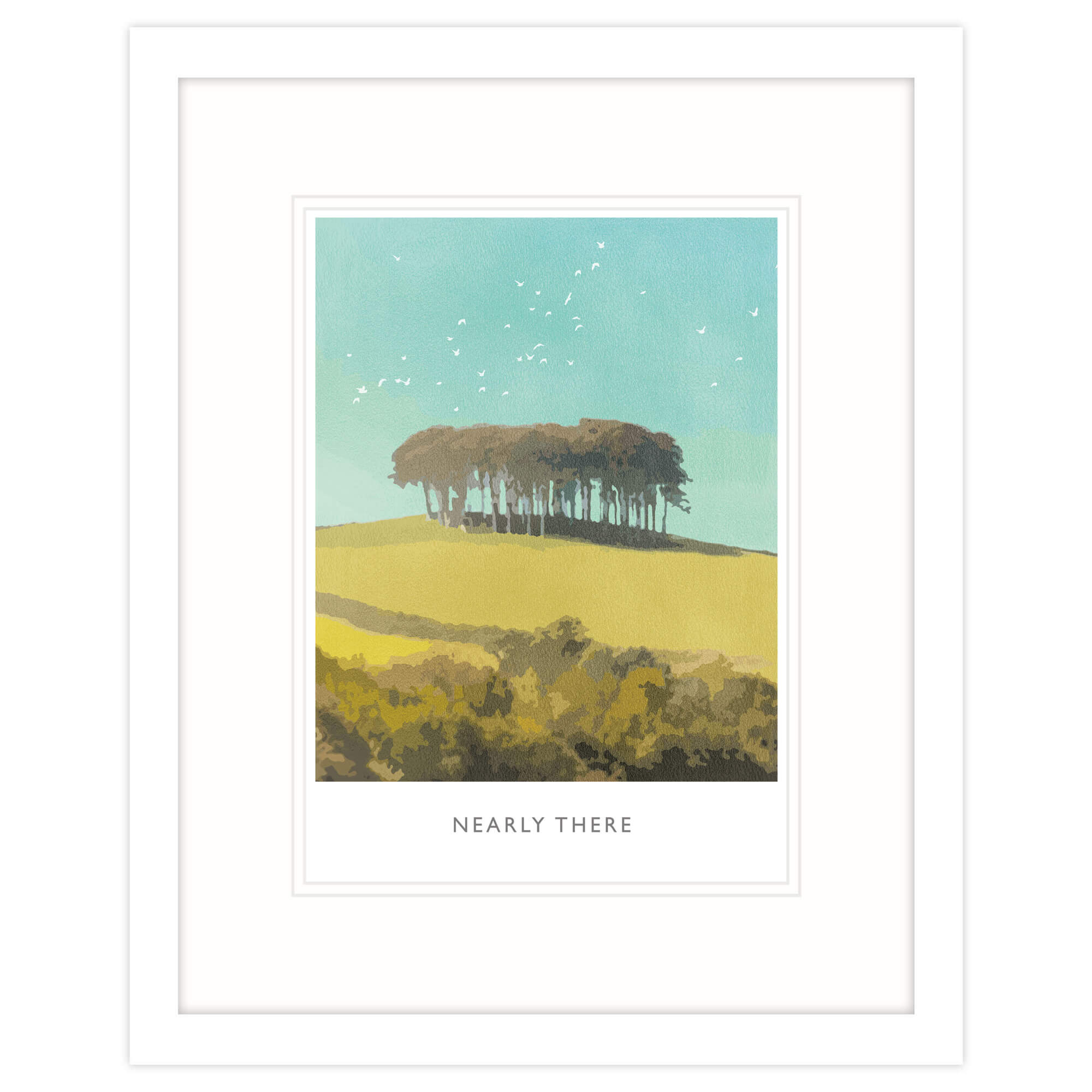 WF268F Nearly There Framed Print