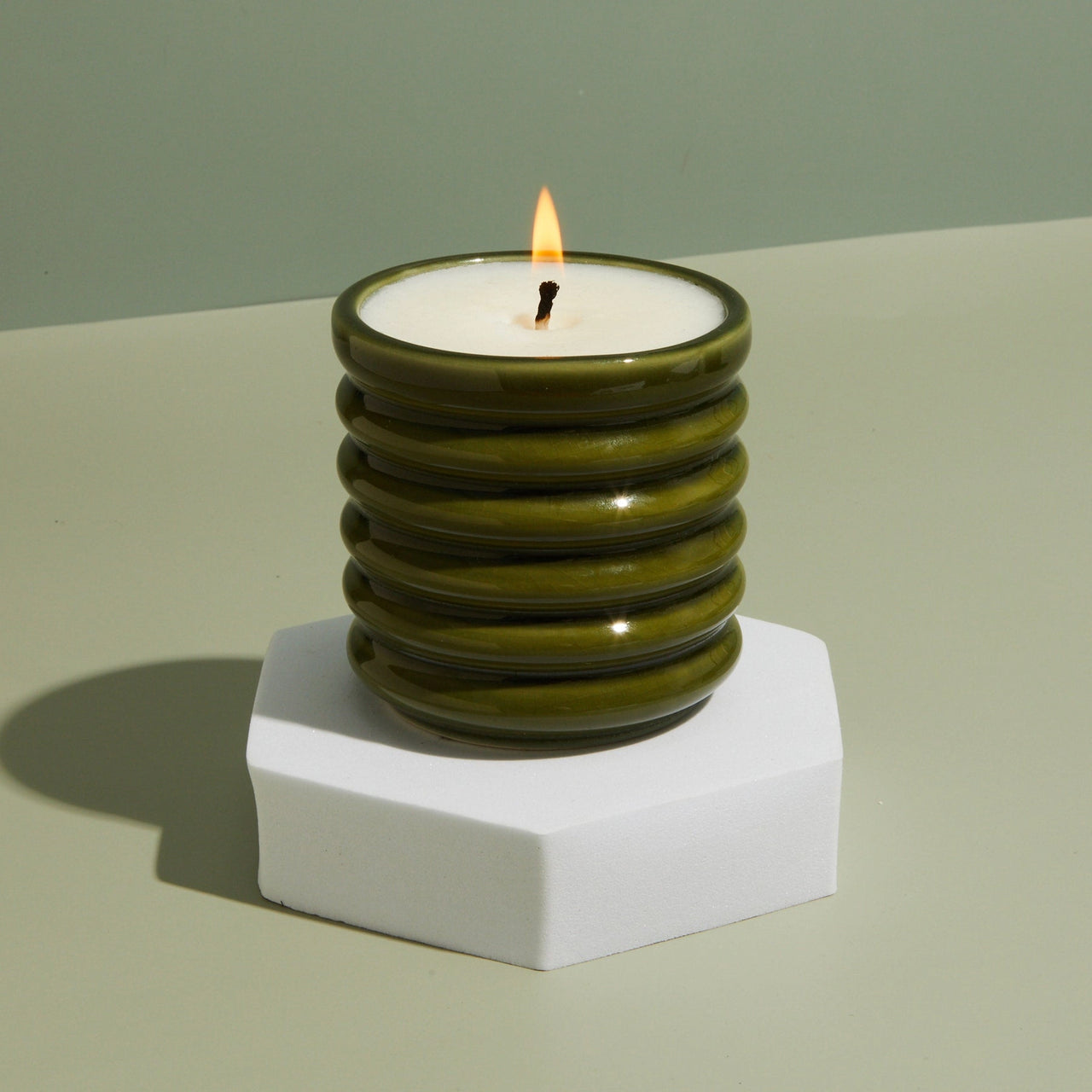 Candle-ZL_0132 - Olive Candle Elderflower & Coconut-Zesty Lemons