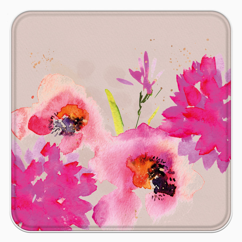 Orange Poppy Notelet Tin - Whistlefish