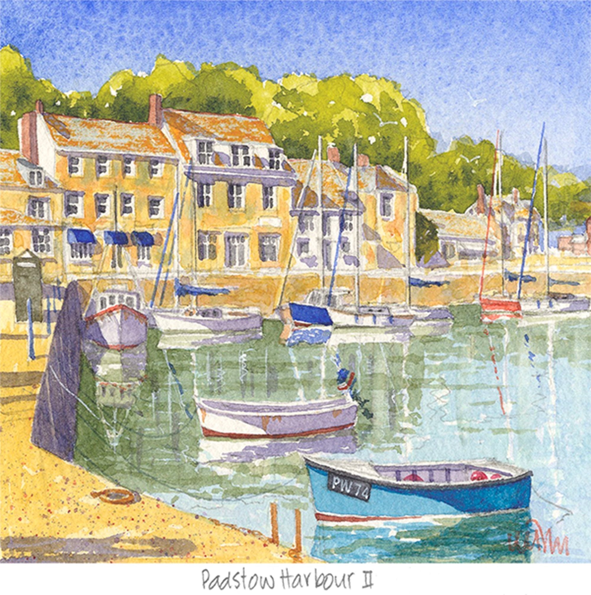 JW163P Padstow Harbour 2 Art Print