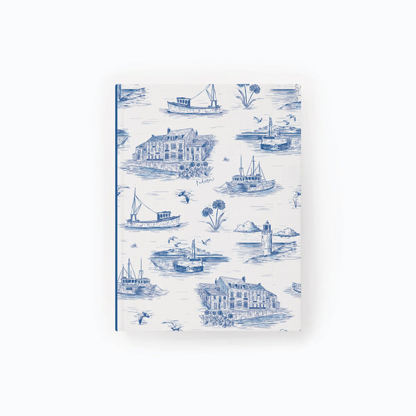 Notebook-WNB58 - Padstow Toile Notebook-Whistlefish