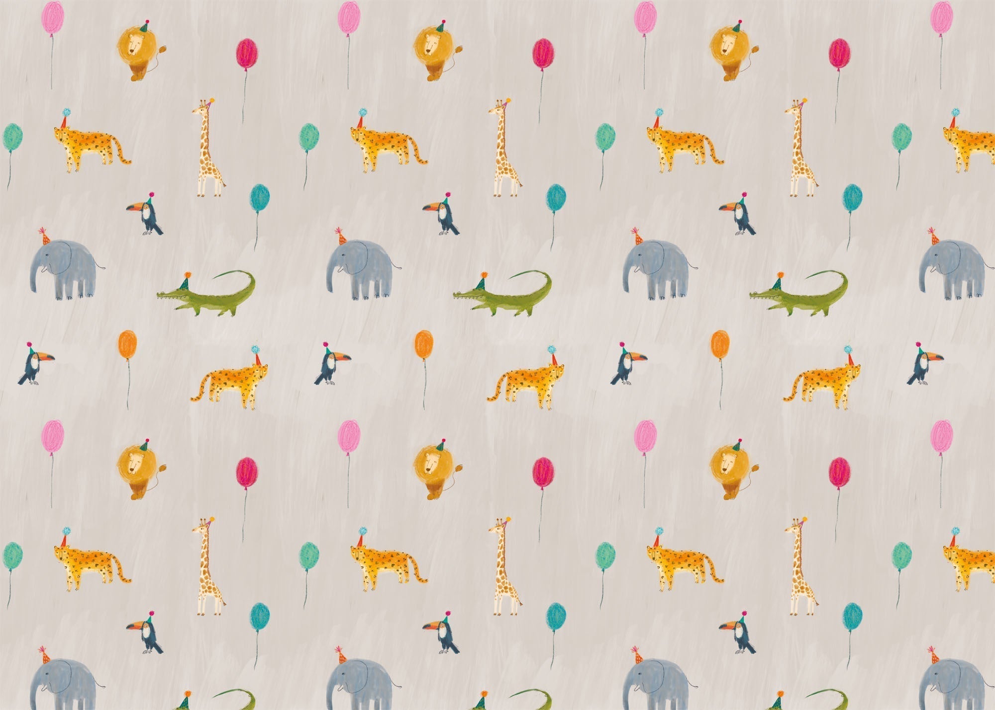 Wrapping Paper - GWP44 - Party Animals Wrapping Paper - Party Animals Wrapping Paper - Whistlefish