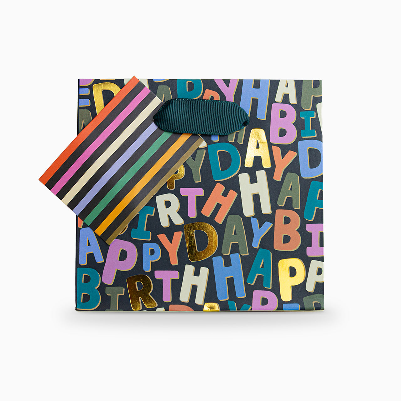 Gift Bag-WGB17SB - Party Letters Birthday Small Gift Bag-Whistlefish