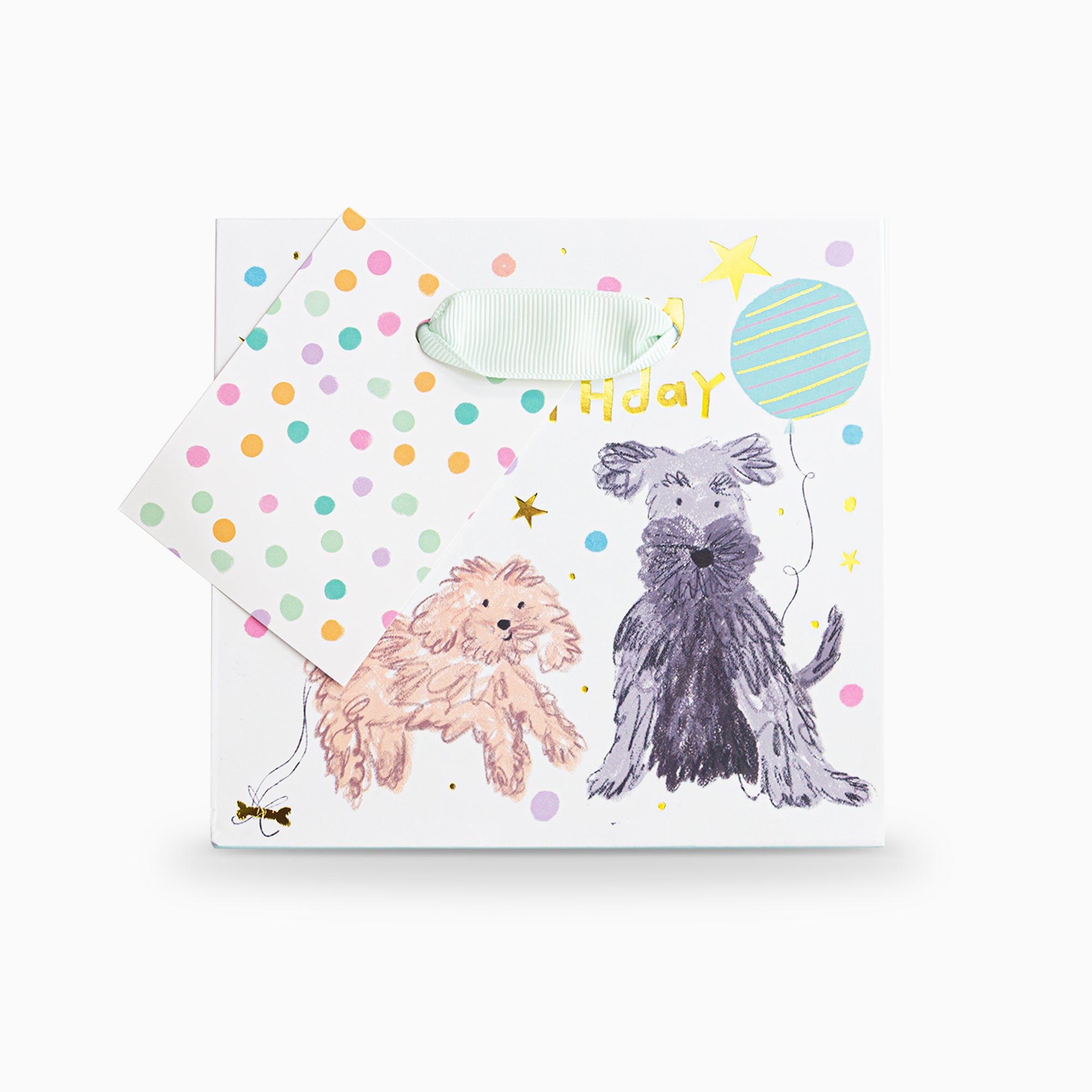 Gift Bag-WGB05SB - Party Pooches Small Gift Bag-Whistlefish