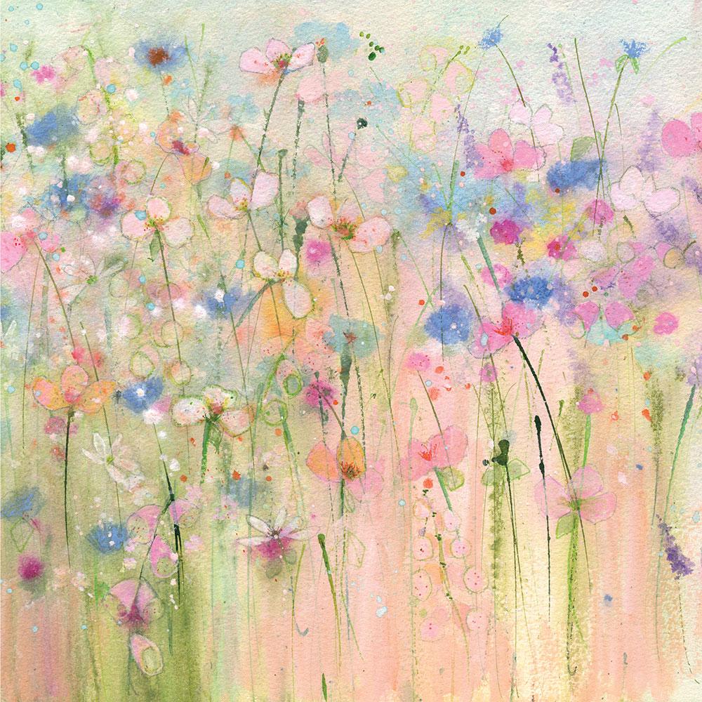 SF72P Pastel Blooms Art Print