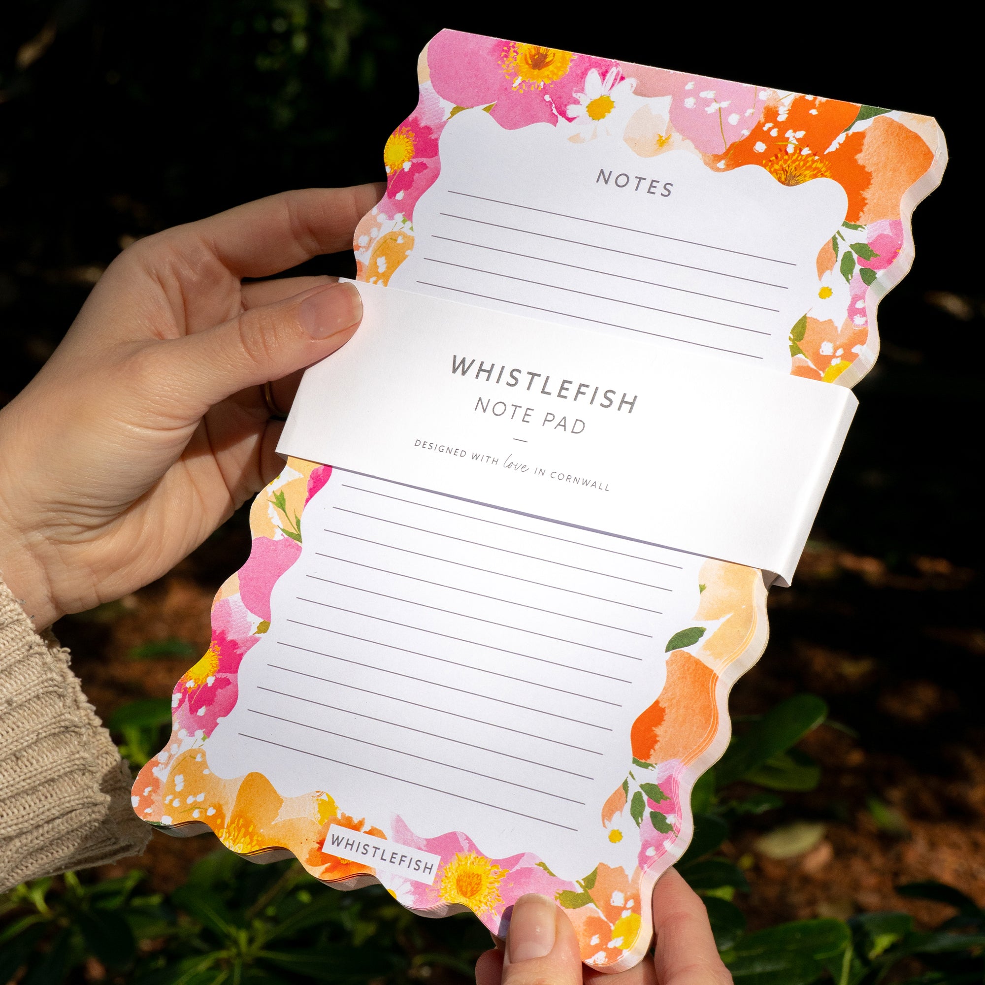 Notepad-WNP02 - Petal Pop Scalloped Notepad-Whistlefish