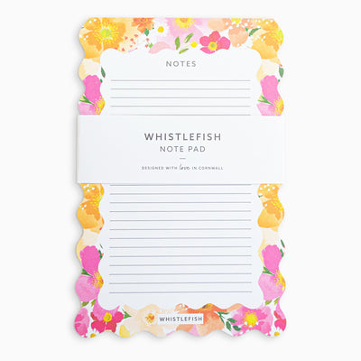 Petal Pop Scalloped Notepad - Whistlefish