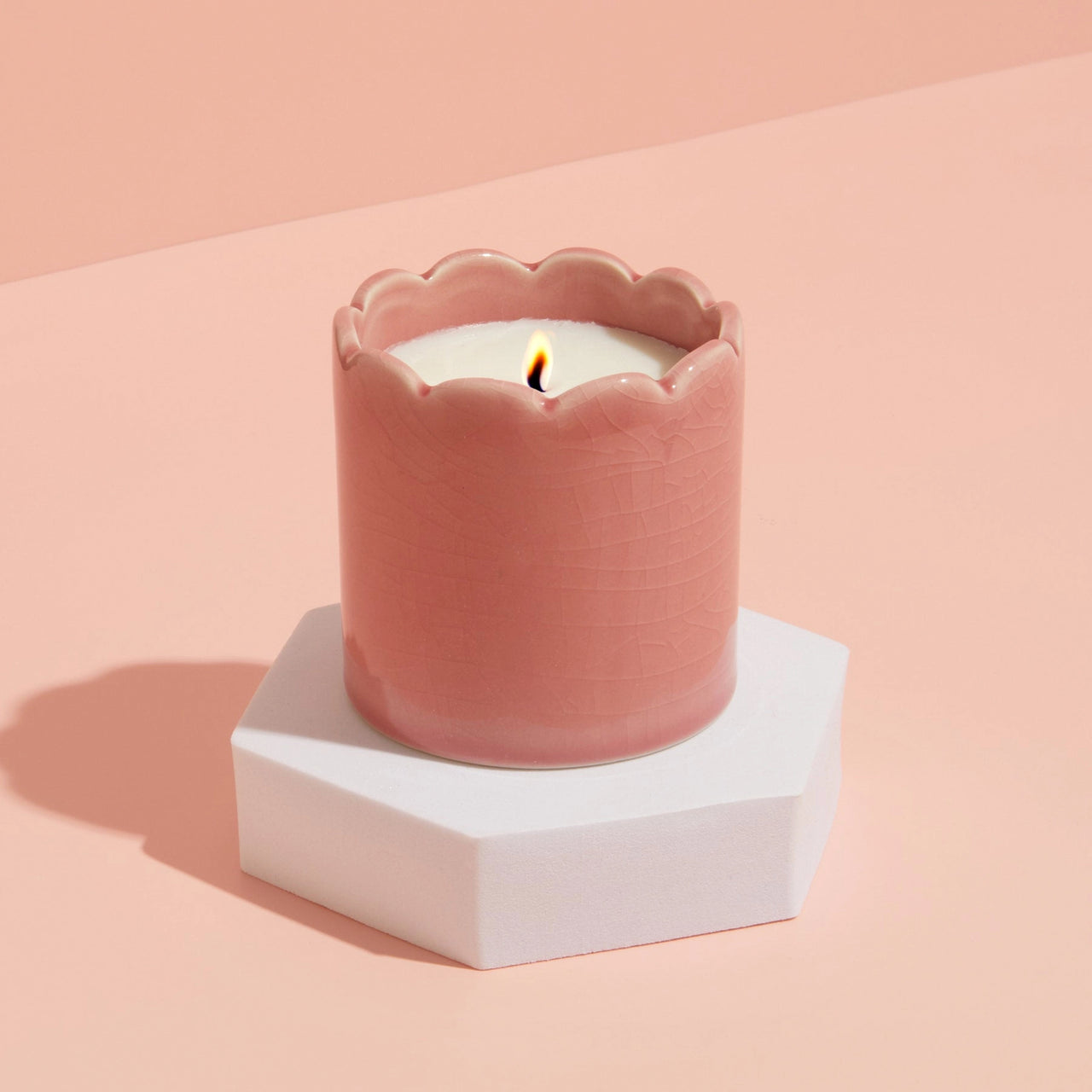 Candle-ZL_0134 - Pink Candle Blackberry & Cedarwood-Zesty Lemons