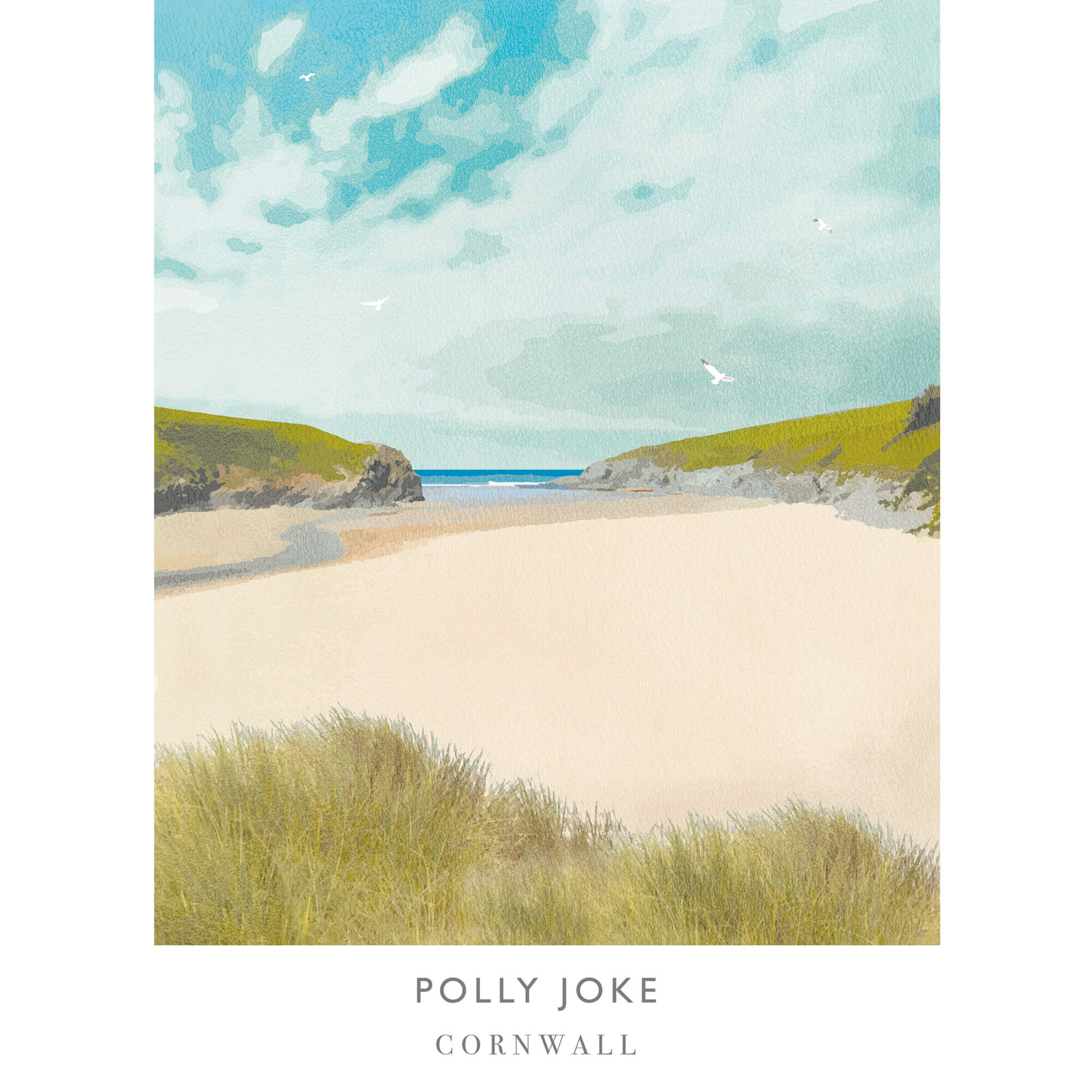 WF296P Polly Joke Art Print