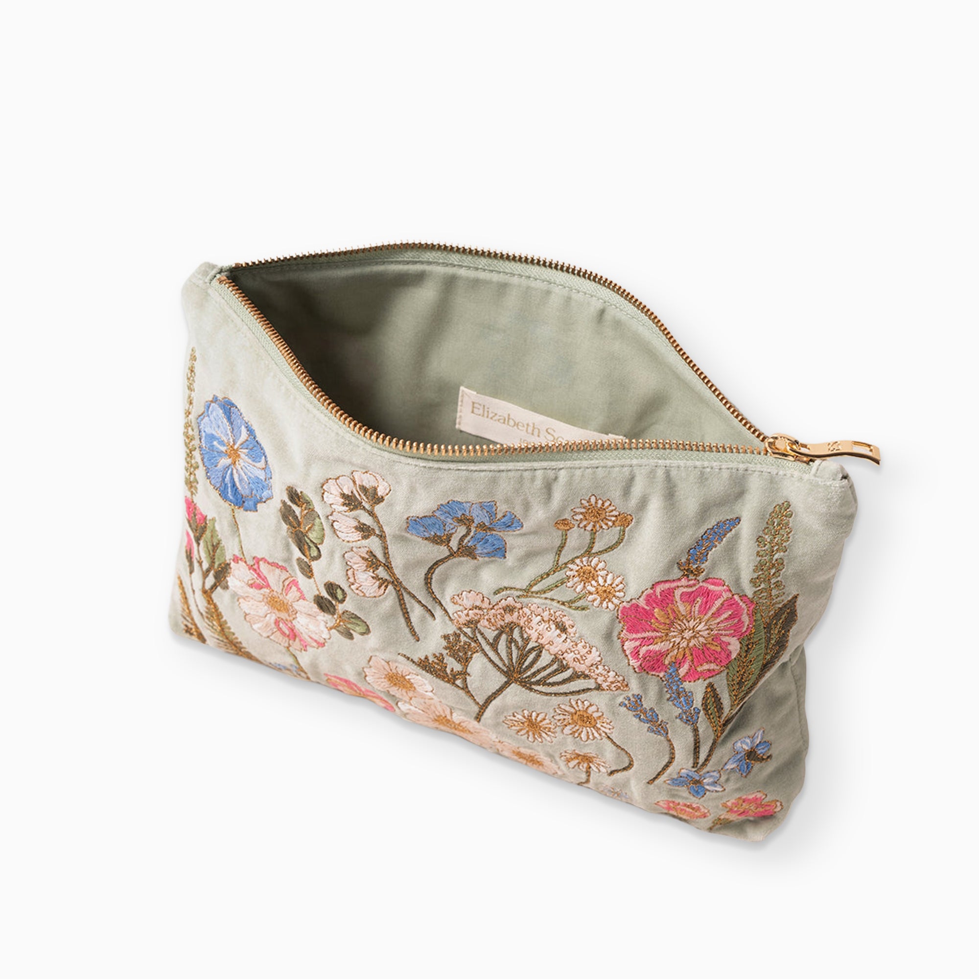 Pouch-97939 - Pressed Flowers Everyday Pouch-Elizabeth Scarlett