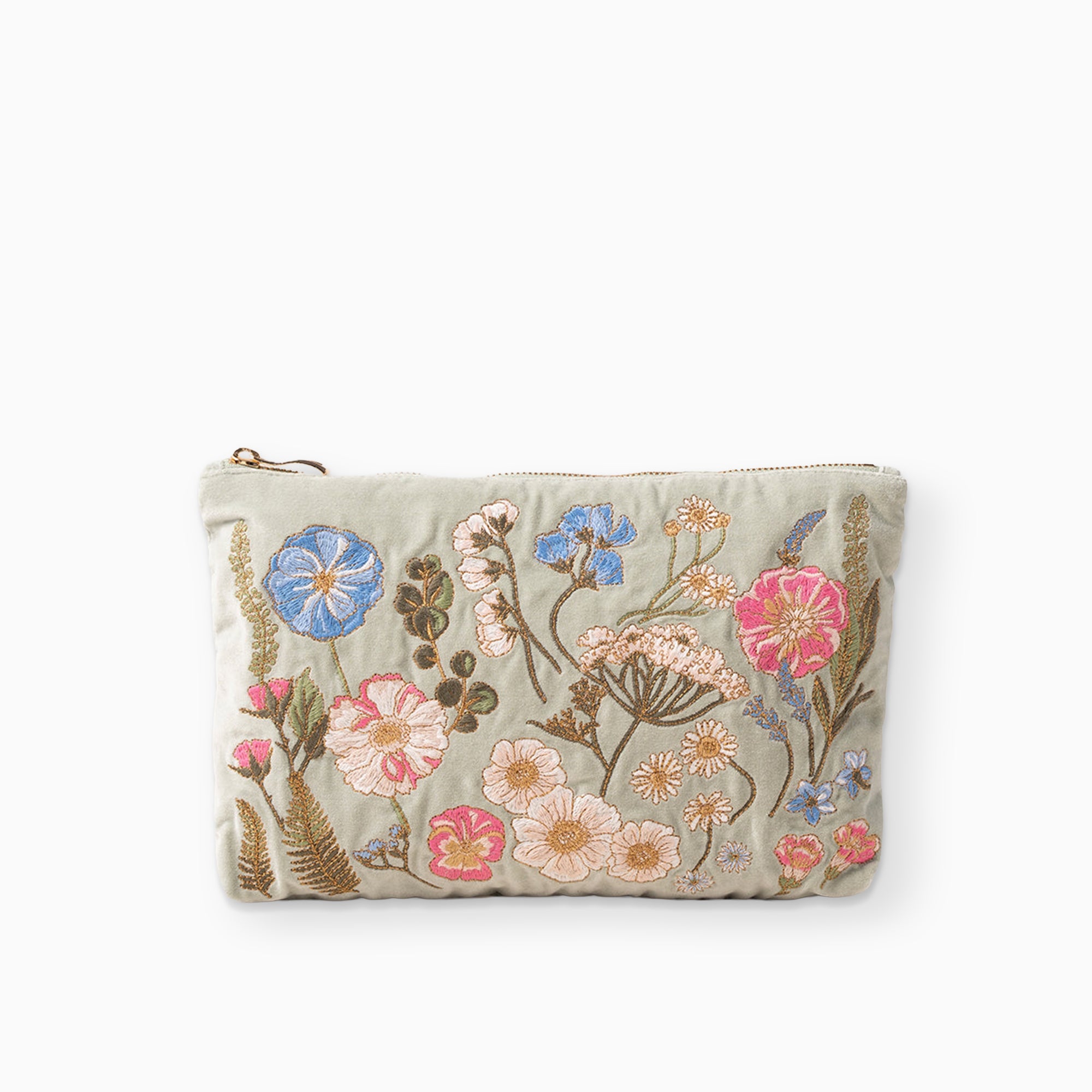 Elizabeth Scarlett Everyday Pouch 花 Pressed Flowers Everyday Pouch - Whistlefish