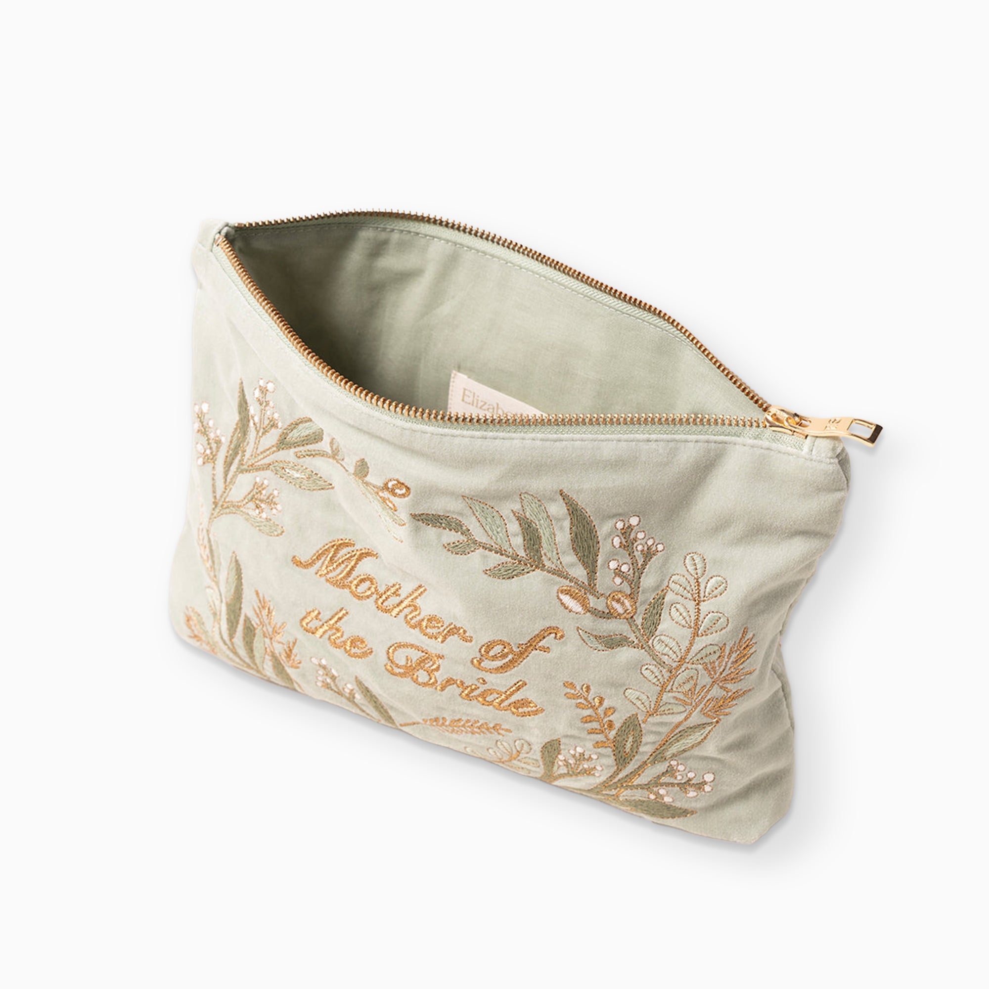 Pouch-97328 - Pressed Flowers Mother of the Bride Pouch-Elizabeth Scarlett